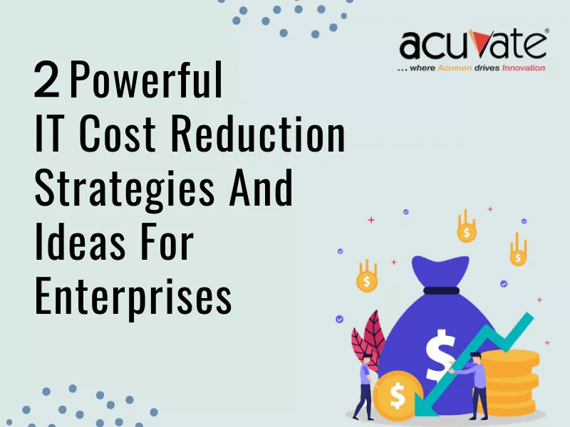 2 Powerful IT Cost Reduction Strategies and Ideas For Enterprises