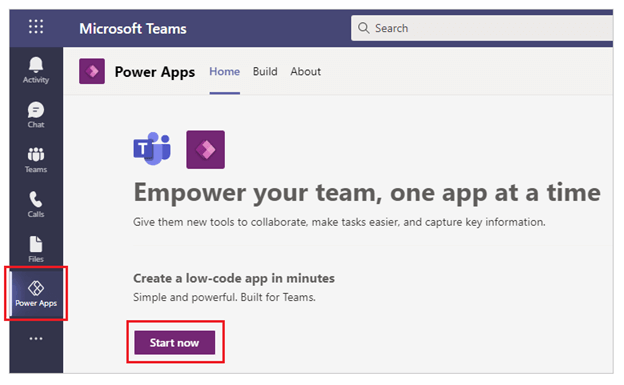 Custom App for Microsoft Teams