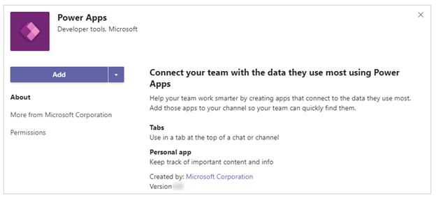 connect your team with power apps