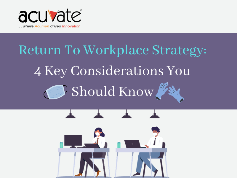 Return To Workplace Strategy: 4 Key Considerations You Should Know