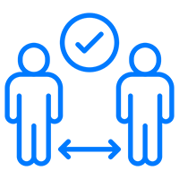 Maintaining Social Distancing icon