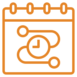 Plan With Timelines Icon