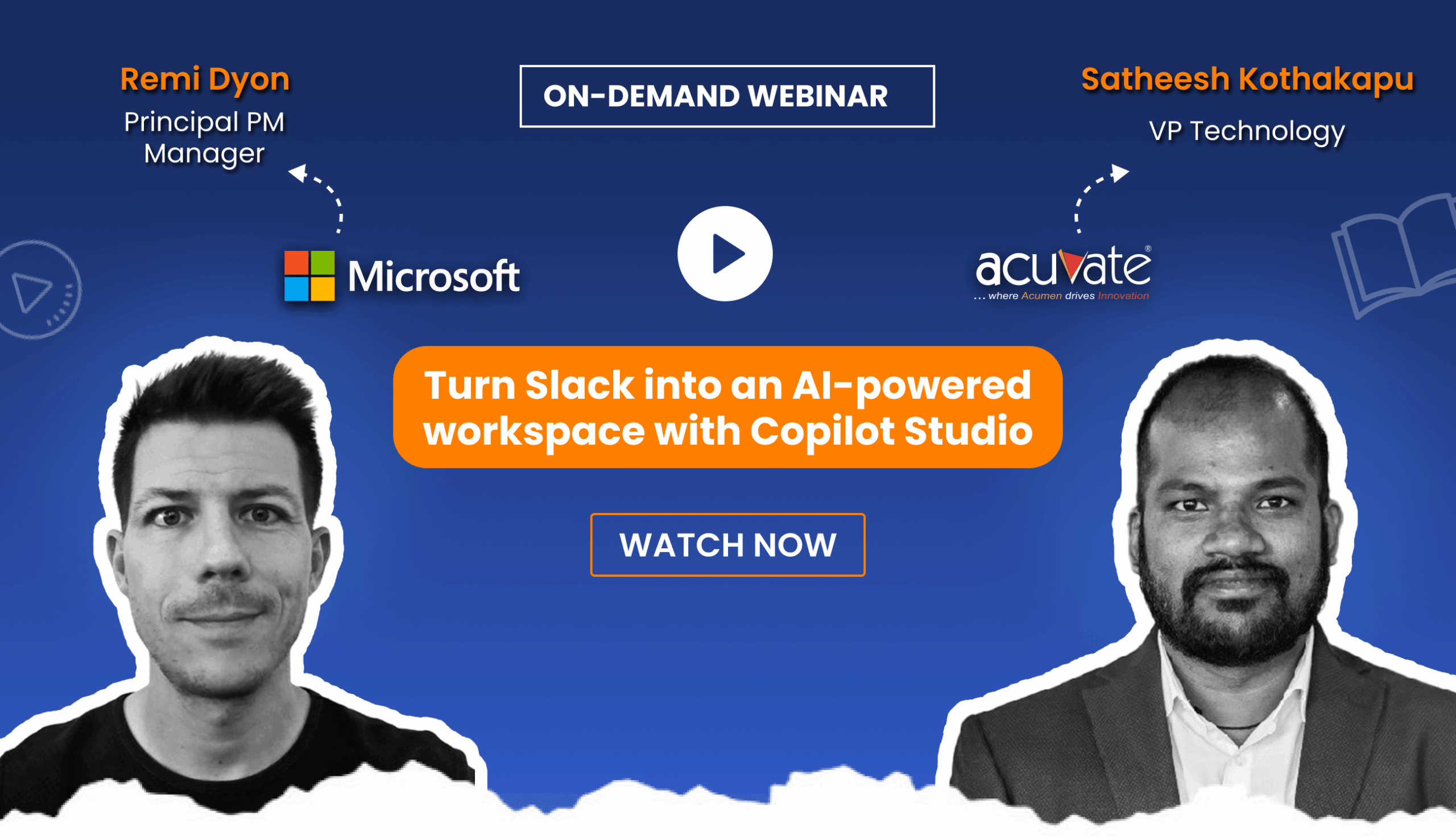 OnDemand-Thumbnail-Turn Slack into an AI-powered workspace with Copilot Studio
