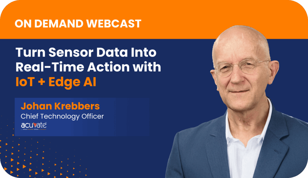 Turn Sensor Data Into Real-Time Action with IoT Edge AI-Webcast